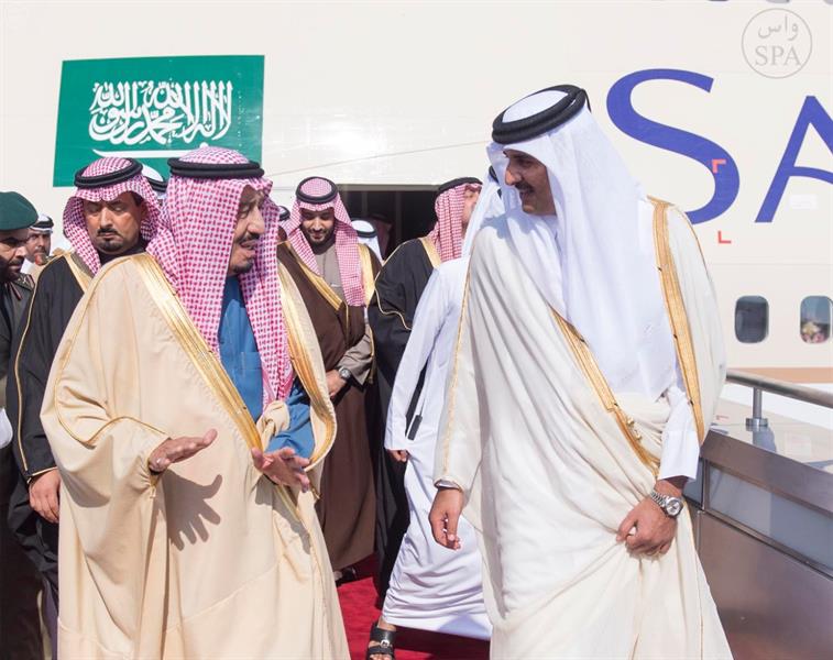 وصول ولي العهد للدوحة