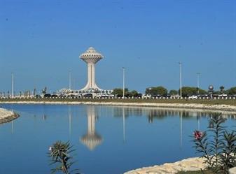 أخبار 24 بالصور برج المياه بالخبر يتلمس خطواته الأخيرة بعد 18 عاما من العمل