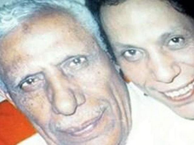 عادل إمام مع والده 