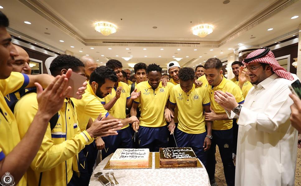 النصر يحتفل بـ«نجومية» موسى و«بكالوريوس» الخيبري النصر يحتفل بـ«نجومية» موسى و«بكالوريوس» الخيبري