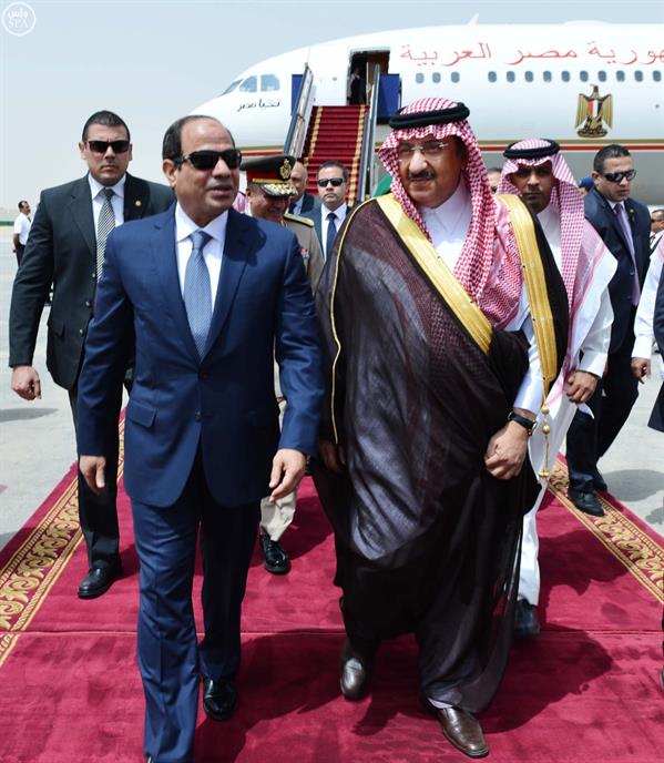 السيسي يصل الرياض