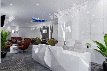 صالة الدرجة الأولى في مطار أبها الدولي