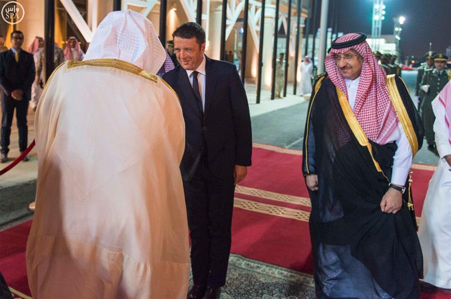 رئيس وزراء جمهورية إيطاليا يصل الرياض رئيس وزراء جمهورية إيطاليا يصل الرياض