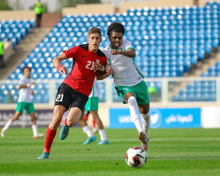 الأخضر الشاب يفوز برباعية أمام فلسطين ويتأهل لنهائي كأس العرب تحت 20 عامًا الأخضر الشاب يفوز برباعية أمام فلسطين ويتأهل لنهائي كأس العرب تحت 20 عامًا