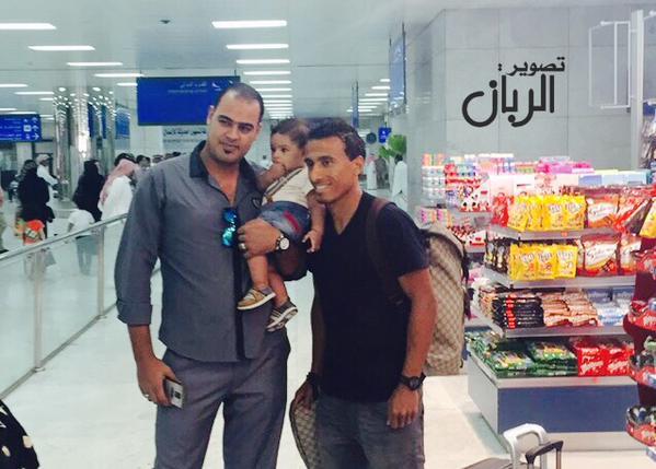 عبدالشافي يصل الى جدة ( صورة )