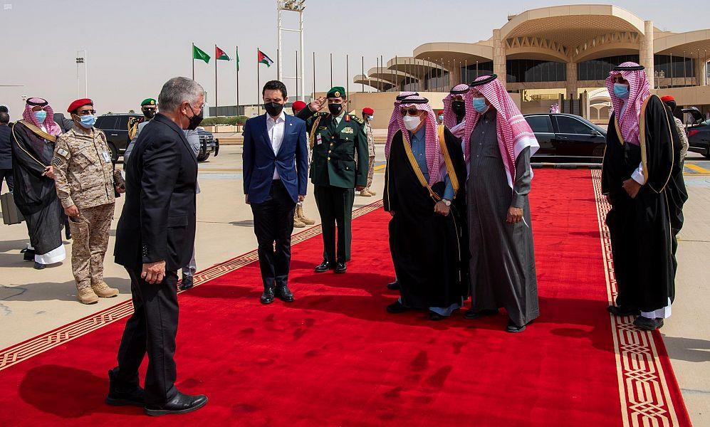ملك الأردن يغادر الرياض