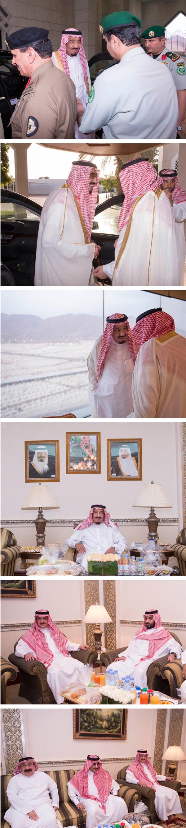 ولي العهد يصل إلى منى للإشراف على راحة حجاج بيت الله الحرام 