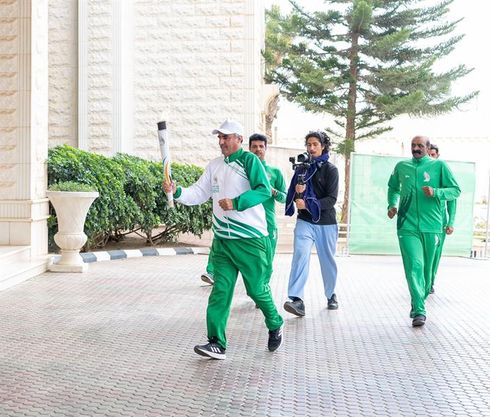 الباحة تستقبل شعلة الألعاب الأولمبية السعودية الباحة تستقبل شعلة الألعاب الأولمبية السعودية