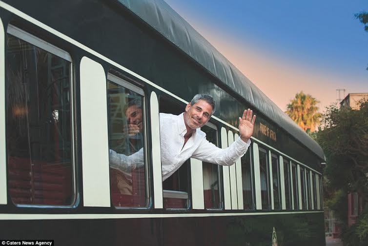 قطار فاخر يقدم رحلات سفاري