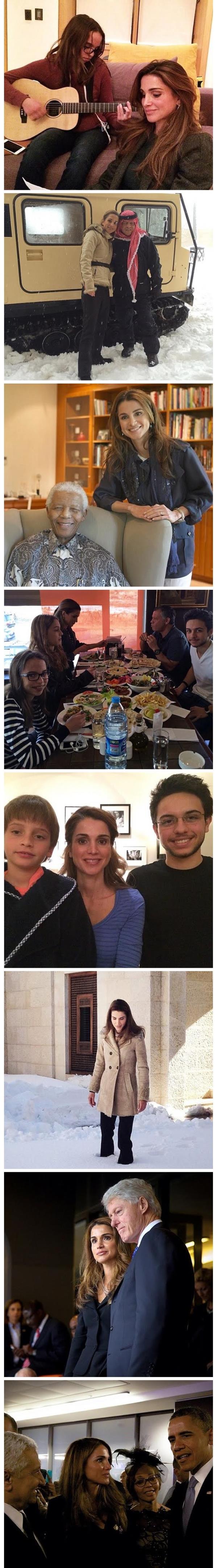 الملكة رانيا تنشر صورا من حياتها الشخصية