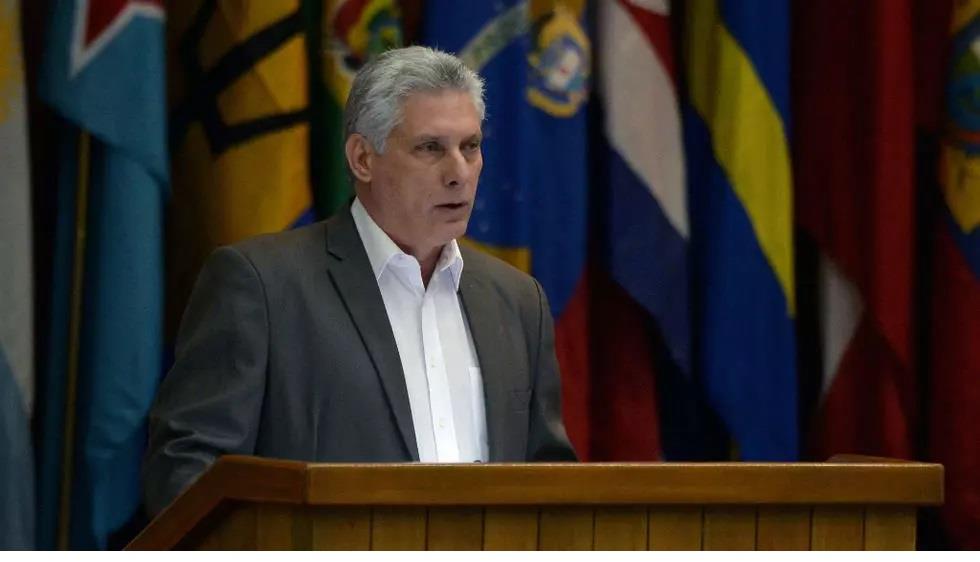 الرئيس الكوبي ميغيل دياز 