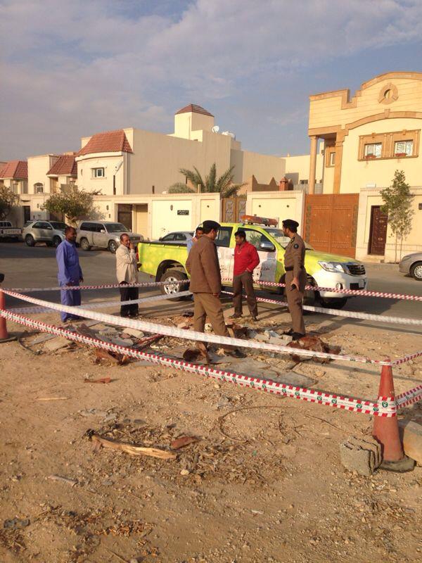 الدفاع المدني يغلق بئراً ارتوازية