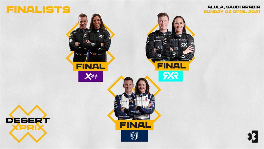   3 فرق تتأهل لنهائي منافسات سباق 