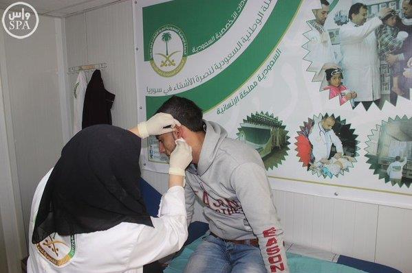 العيادات التخصصية السعودية قدمت العلاج الكامل لـ 2080 مريضا سوريا في مخيم الزعتري