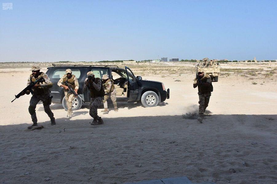 استمرار مناورات التمرين البحري السعودي البحريني المختلط 