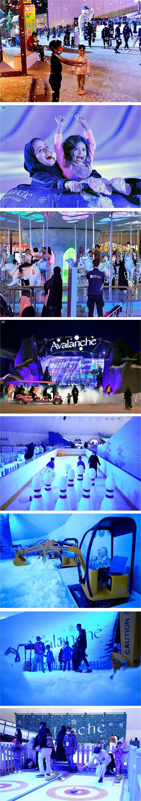 قبة الثلج تستقبل زوار قبة الثلج تستقبل زوار