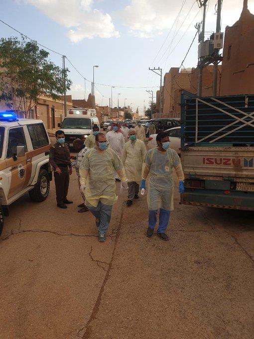 زيارة 43 موقعاً وإجراء فحص مبدئي لنحو 400 عامل في شقراء