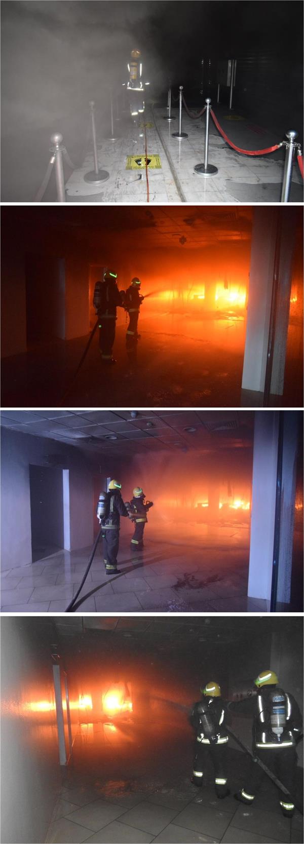  مدني الرياض يعلن إخماد حريق المجمع التجاري دون وقوع إصابات  