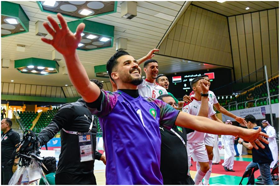 رسميًا.. المنتخب المغربي يتوّج بطلاً لكأس العرب لكرة الصالات
