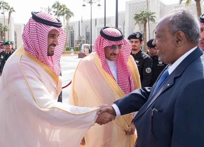 بالصور.. خادم الحرمين الشريفين يعقد جلسات مباحثات مع رئيس جيبوتي
