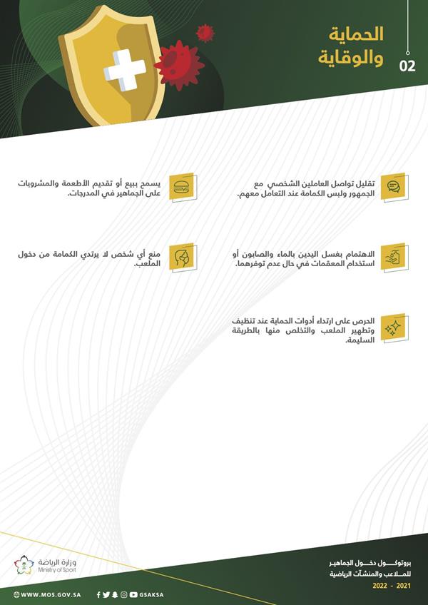 بروتوكول دخول الجماهير إلى الملاعب بروتوكول دخول الجماهير إلى الملاعب