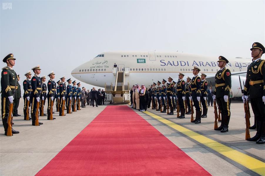 خادم الحرمين الشريفين يغادر الصين عائداً إلى المملكة