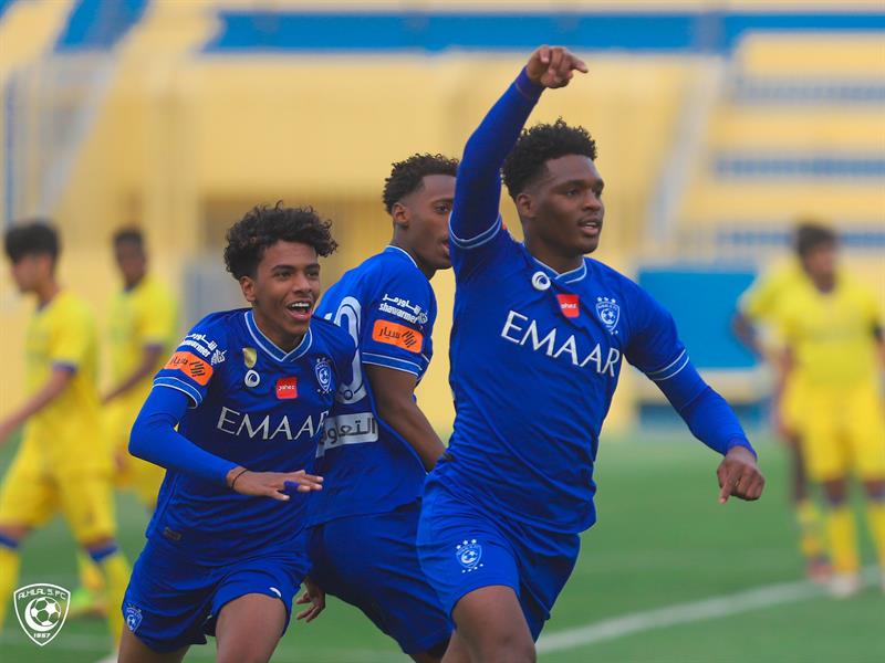 مباراة الهلال والنصر في دوري الشباب
