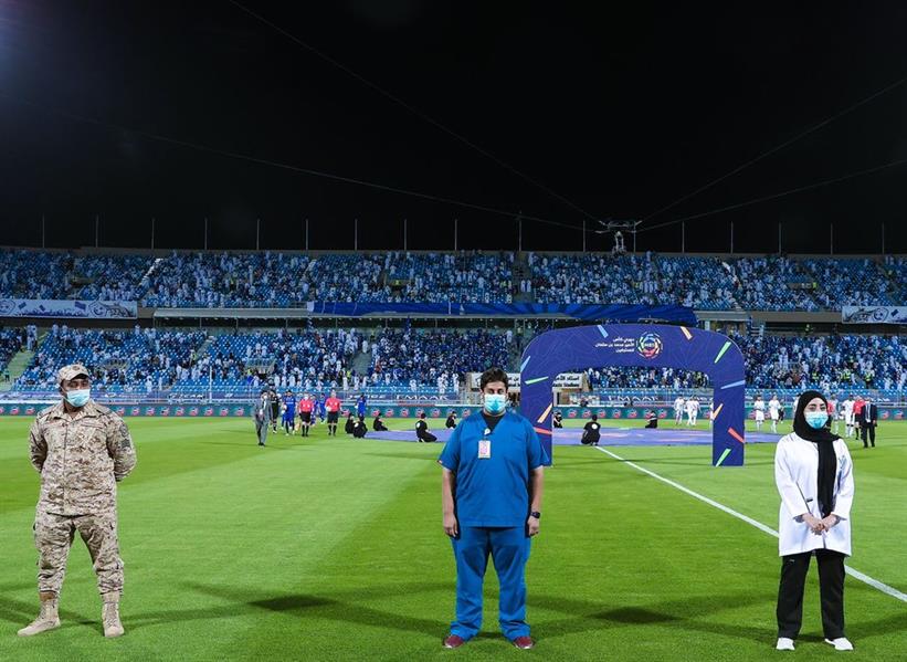 ممر شرفي لأبطال الأمن والصحة
