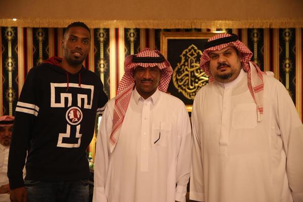 الامير عبدالرحمن بن مساعد ومحمد الجحفلي