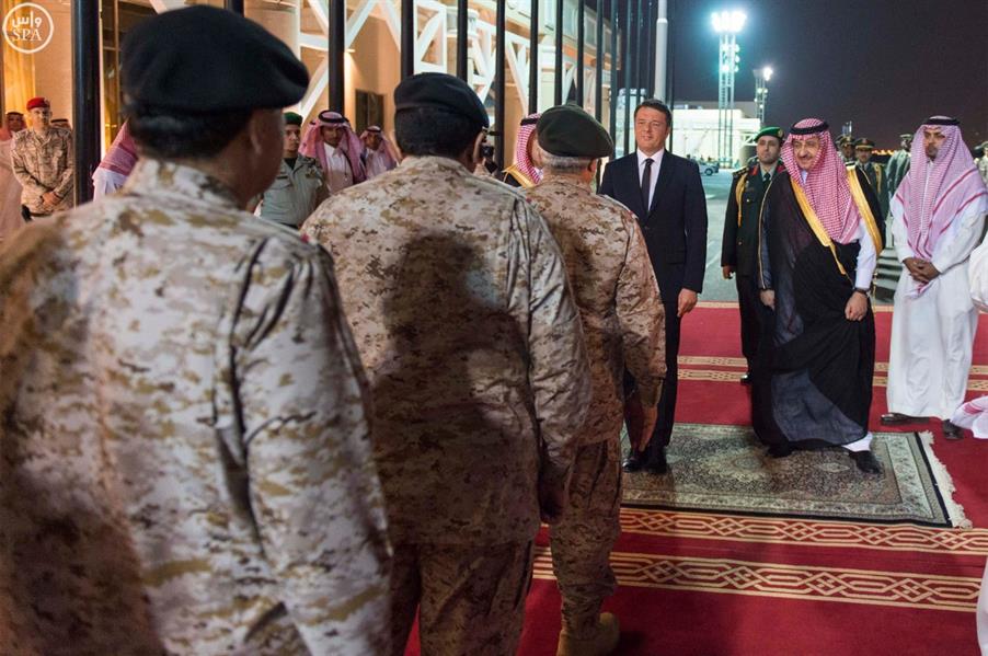 رئيس وزراء جمهورية إيطاليا يصل الرياض رئيس وزراء جمهورية إيطاليا يصل الرياض