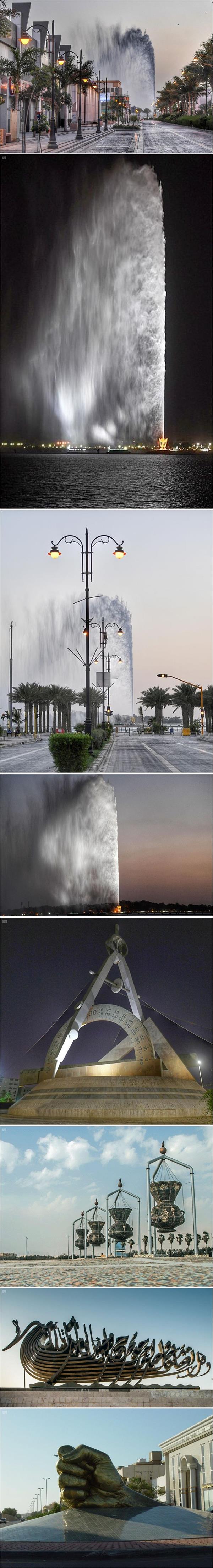 مجسّمات جمالية تجعل من جدة واجهة سياحية مميزة