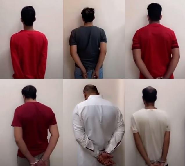 القبض على 6 أشخاص تورطوا في سرقة 5 متاجر بجدة