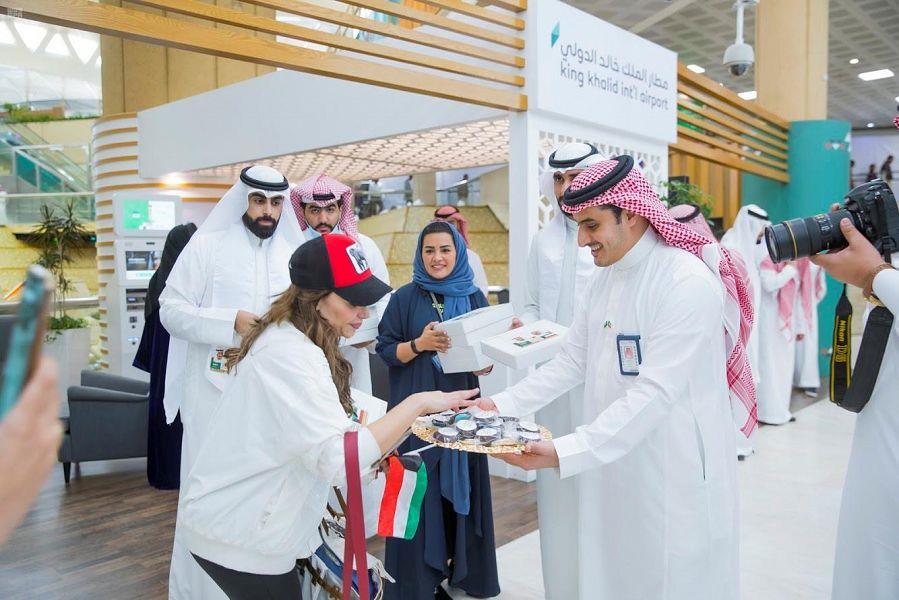 مطارات المملكة تحتفل باليوم الوطني الكويتي الـ 59