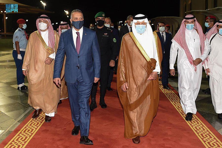 رئيس الوزراء العراقي يصل جدة قادماً من الرياض رئيس الوزراء العراقي يصل جدة قادماً من الرياض