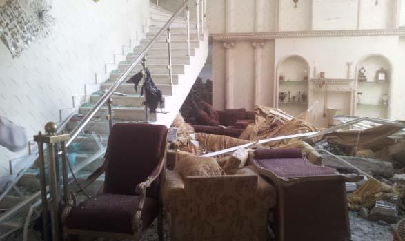 انفجار في فيلا سكنية نتيجة تسرب غاز