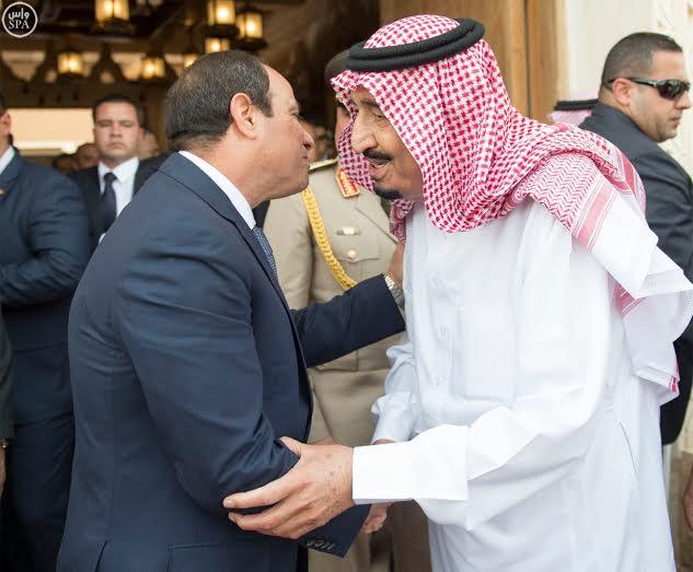 خادم الحرمين يستقبل الرئيس السيسي