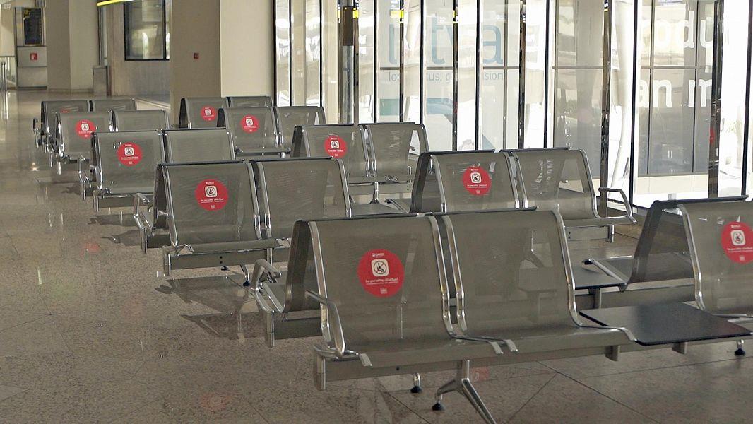 استعدادات مطار الملك فهد الدولي لاستئناف الرحلات الداخلية استعدادات مطار الملك فهد الدولي لاستئناف الرحلات الداخلية