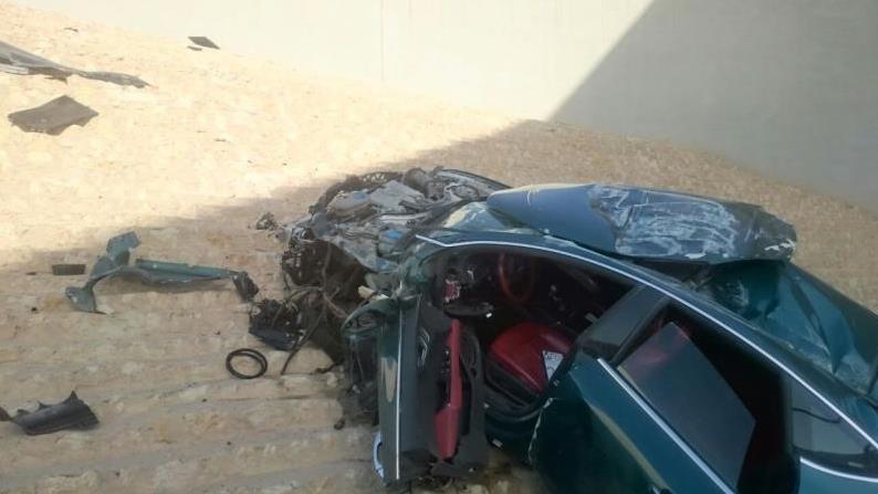 إصابة 4 أشخاص في حادث على طريق أبوبكر مع العروبة 