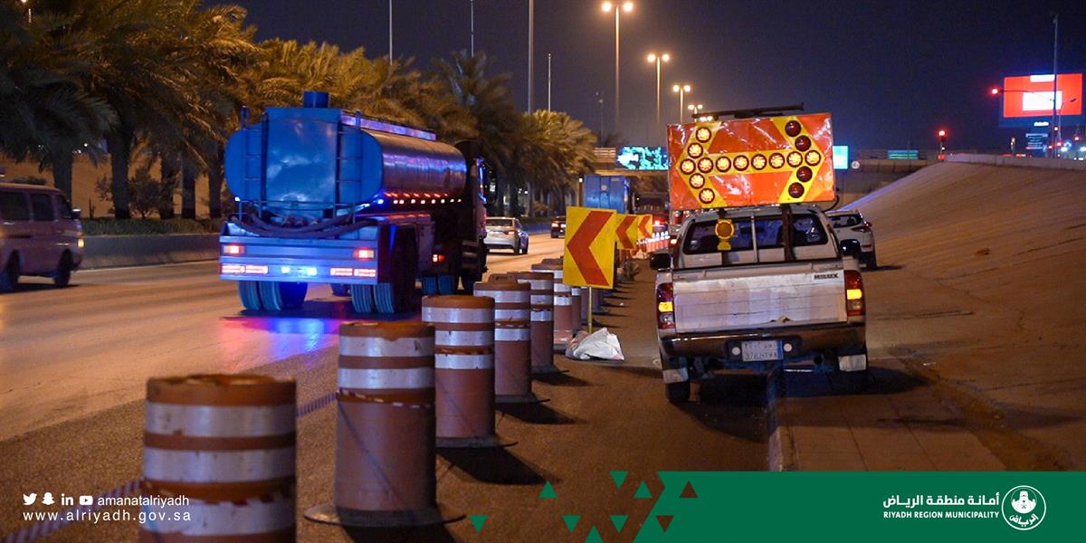 بدء أعمال سفلتة المسار الأيمن لـ "دائري الرياض" الشرقي