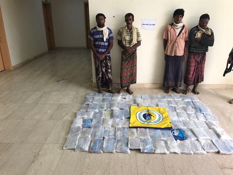 بالصور.. حرس الحدود يحبط تهريب أكثر من 128 ألف جرام من مادة الحشيش 