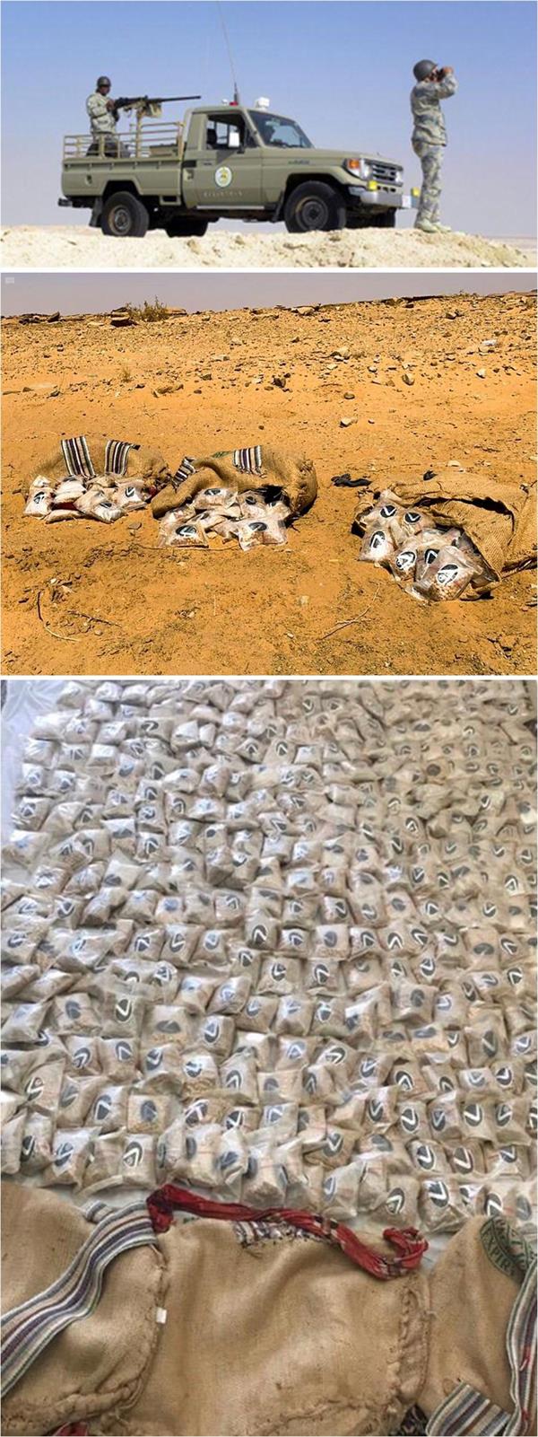 حرس الحدود يحبط محاولة تهريب 360 ألف حبة كبتاجون إلى المملكة