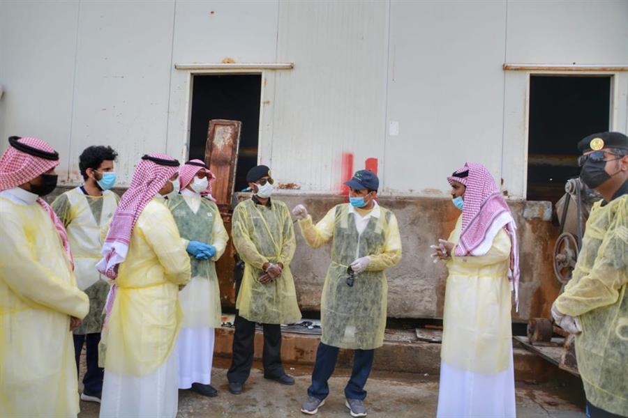 لجنة متابعة مساكن العمال بمنطقة جازان