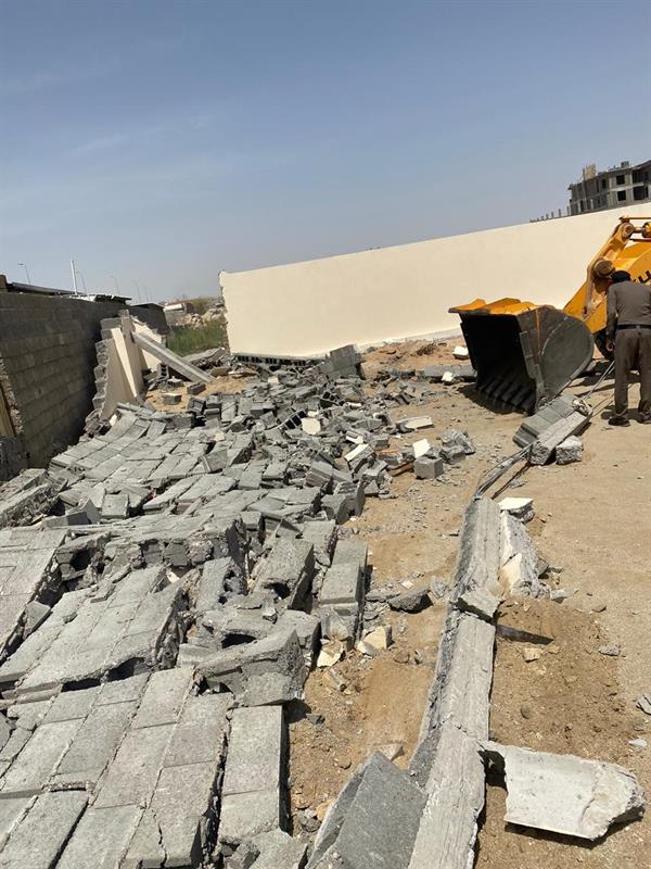 إزالة تعديات على مساحة 300 متر مربع بخميس مشيط