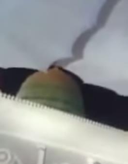 قبة المسجد النبوي باللون الاحمر المتداول في الفيديو