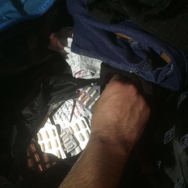 إحباط تهريب مخدرات وخمور بجمرك جسر الملك فهد (صور)