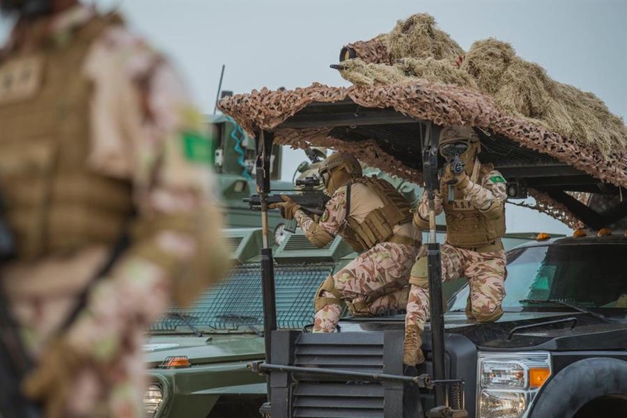 جانب من التمرين