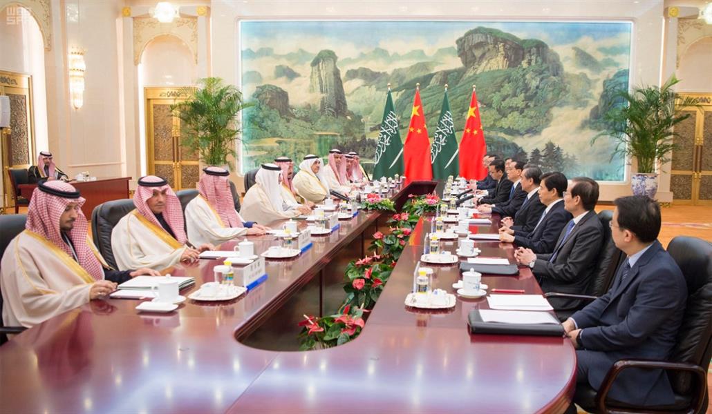 خادم الحرمين الشريفين و رئيس مجلس الدولة بجمهورية الصين يعقدان جلسة مباحثات