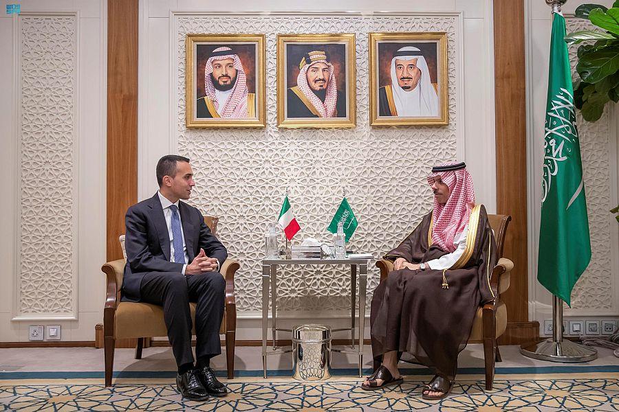 وزير الخارجية يستقبل نظيره الإيطالي 
