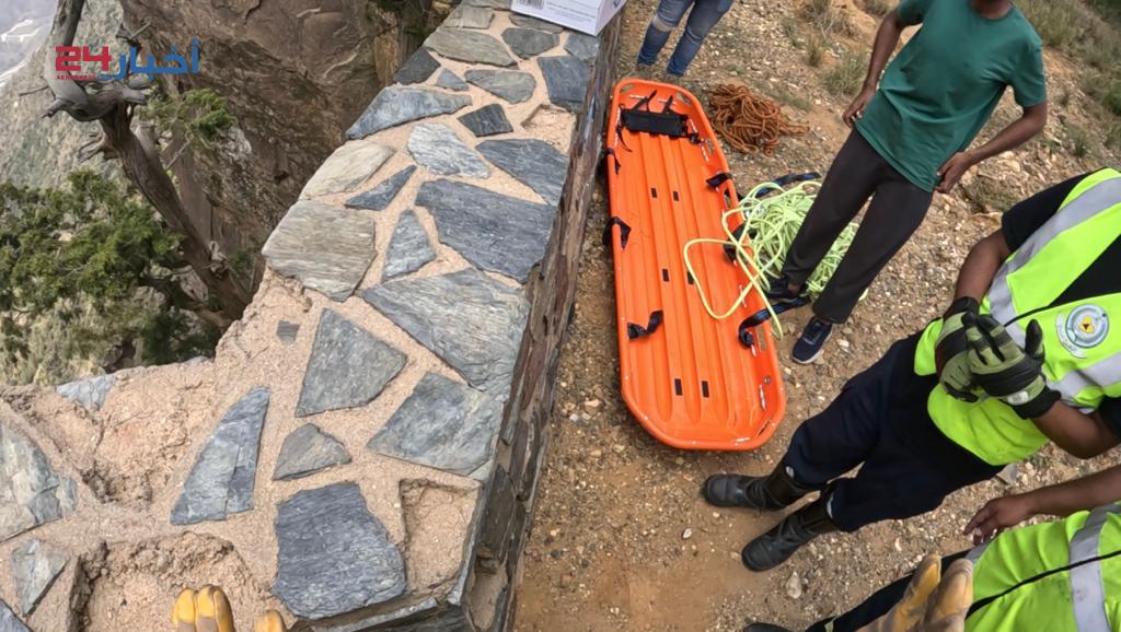 انتشاله جثـة الزهراني