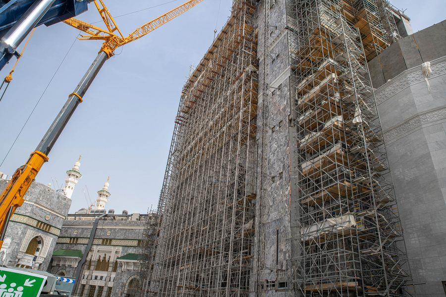 شاهد.. الأجزاء المتبقية من أعمال التوسعة الثالثة بالحرم المكي شاهد.. الأجزاء المتبقية من أعمال التوسعة الثالثة بالحرم المكي